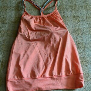 Soybu Women's Tank Sleeveless Built-in Bra Stretch Top Size L